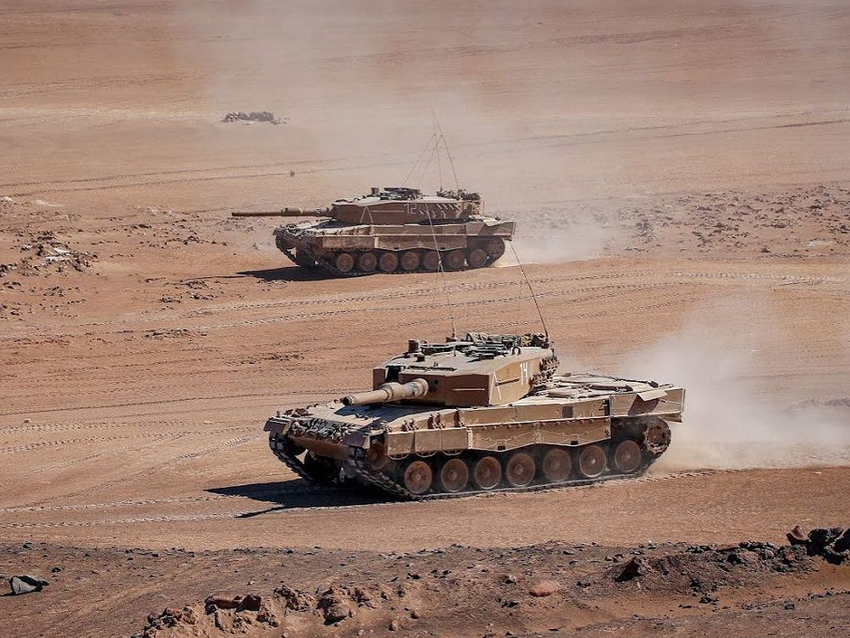 Tanques Leopard 2A4 Firma Ejército de Chile