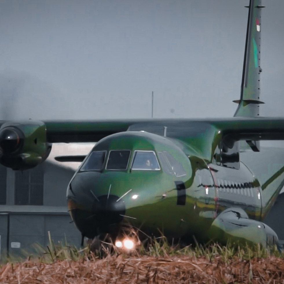 Avión de transporte militar CN235 220. Foto. PT Dirgantara