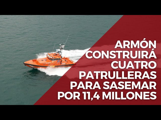 Salvamento Marítimo encarga al Grupo Armón cuatro nuevas patrulleras por 11,4 millones de euros