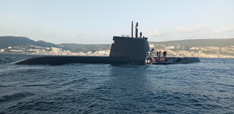 Armada Ejercicios con el submarino NRP Tridente