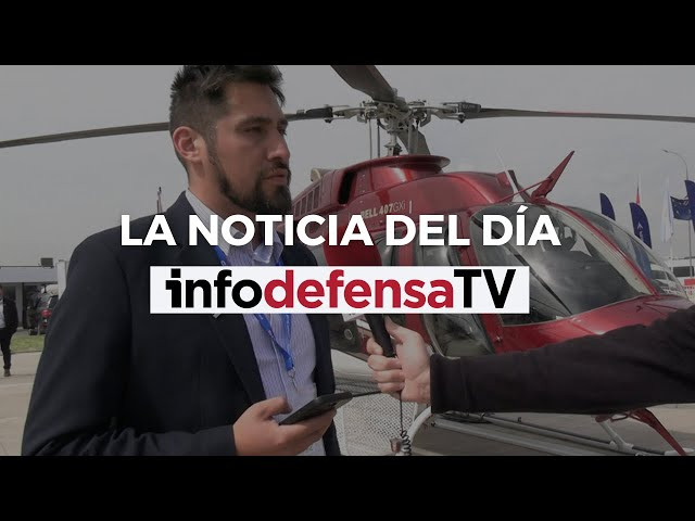 Bell exhibe en Fidae 2024 el helicóptero Bell 407Gxi