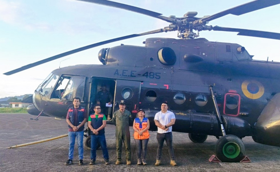 Mi17 AEE 485. Foto Ejercito Ecuador