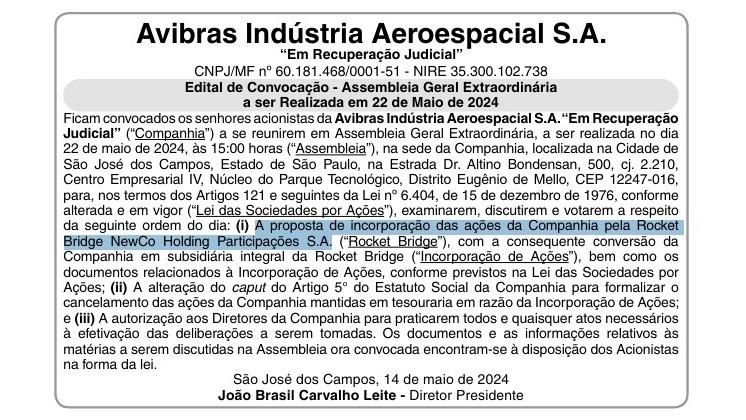 Avibras assembleia