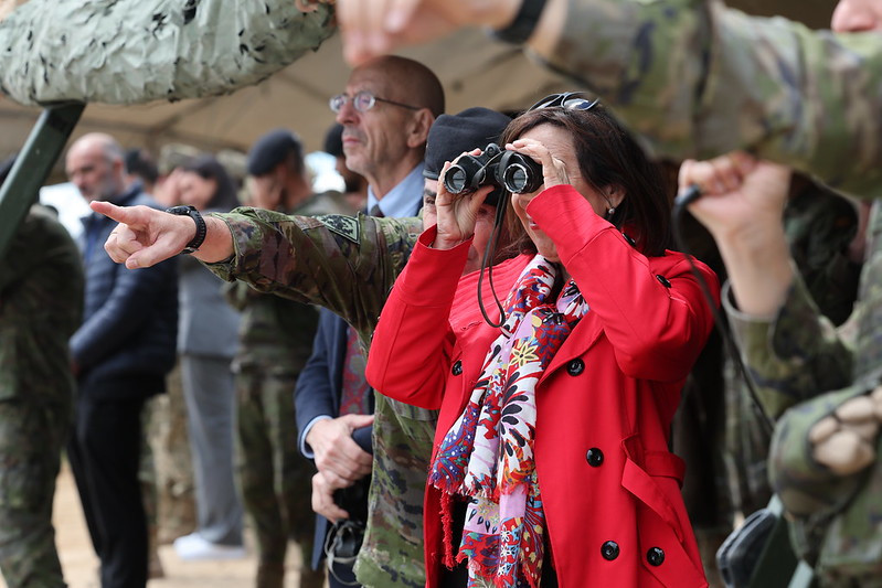 Visita de Robles a la Brigada Guadarrama