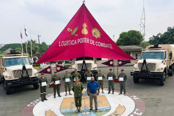 Ecuador despliega sus blindados Otokar Ural en el centro del país