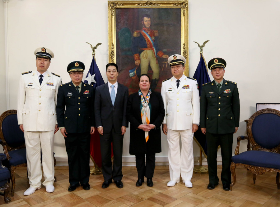 Reunión bilateral de trabajo Firma Ministerio de Defensa Nacional de Chile