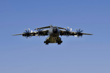 A400M Kazakhstan Maiden Flight 1 SPS AC AM 20240610 A400M MSN 139 KAZAKHSTAN APPROACH