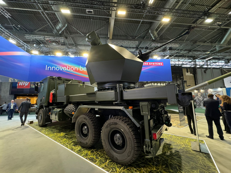 Sistema Tridon Mk2 de BAE Systems exhibido en Eurosatory 2024. Foto. Santi Moreno   Infodefensa