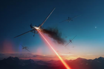 Dron laser