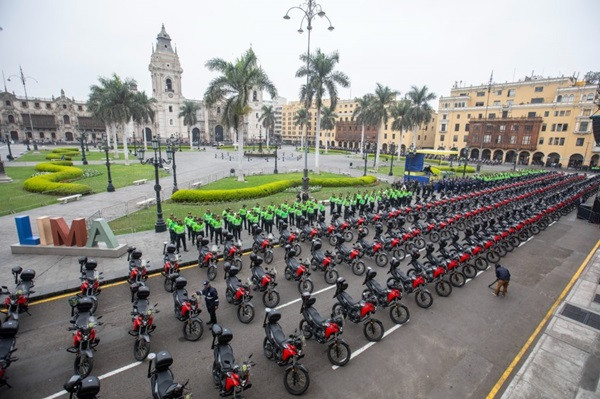 Motos PNP 400unidades entregadasxMuniLima 24jun2024 MML