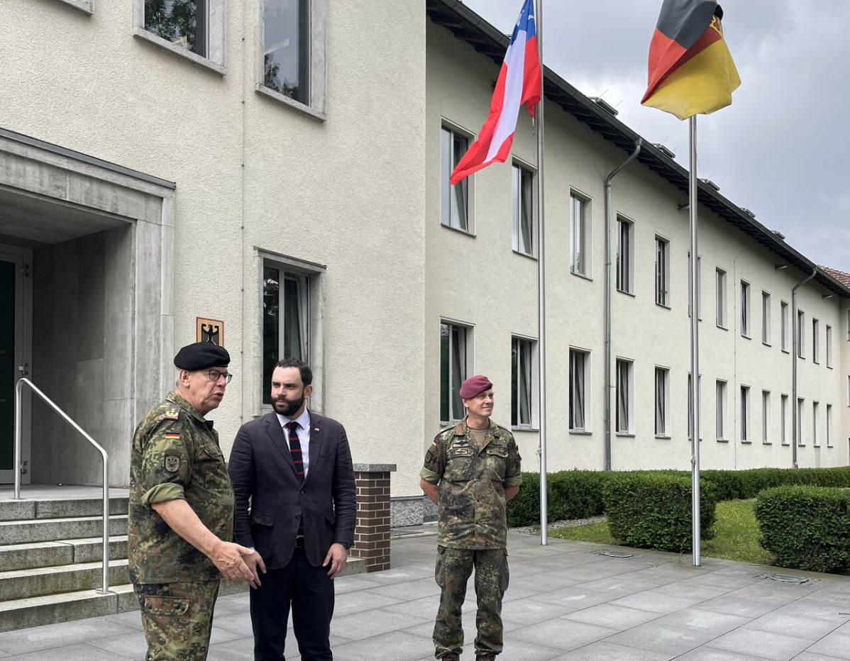 El subsecretario Montero en su visita al Comando de Operaciones Conjuntas de las Fuerzas Armadas Alemanas Firma Subsecretaru00eda de Defensa de Chile