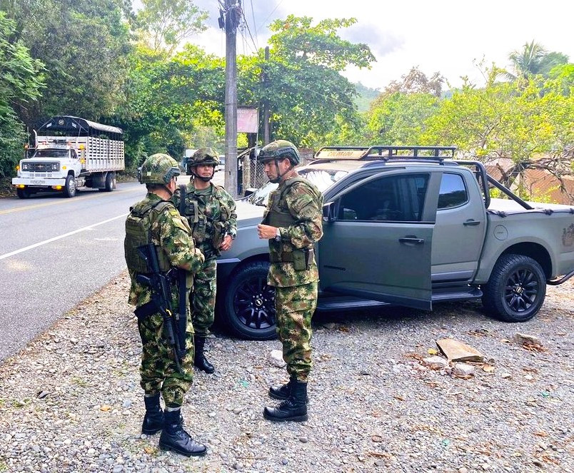 Chevrolet Colorado EJC.Foto Ejercito Colombiano