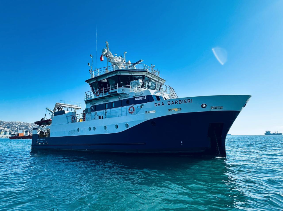 Buque de Investigación Pesquera y Oceanográfica Dra Barbieri  Firma Armada de Chile