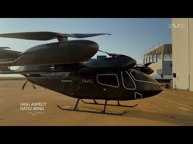 Eve Air Mobility presenta su primer prototipo eVTOL a escala real