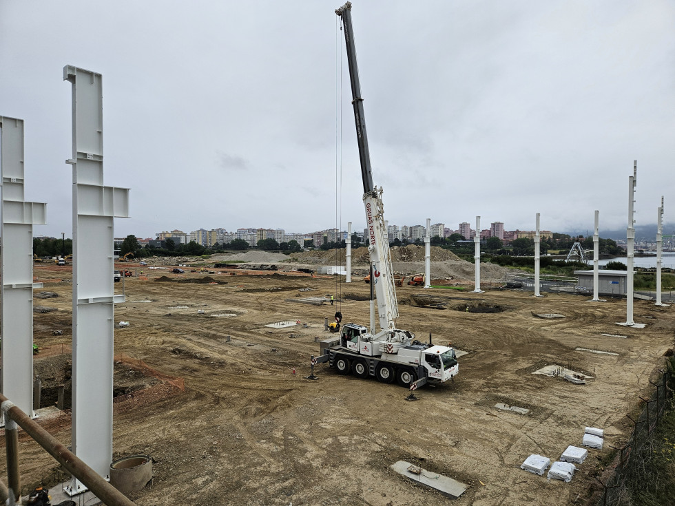 Fábrica de bloques de Navantia en Ferrol