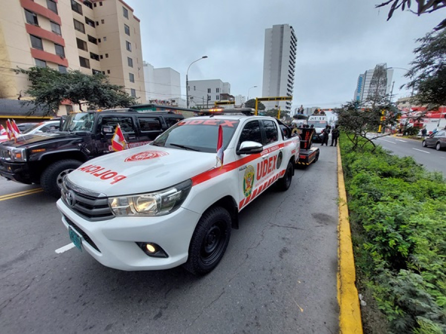 La Policía Nacional del Perú comprará 36 pickup 4x4