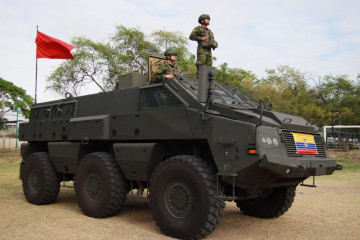 MBOMBE 6x6. Foto  Ejercito Ecuatoriano