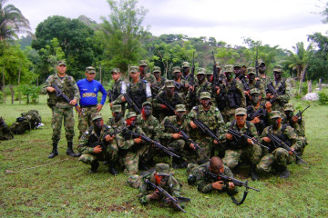 Soldados Colombiano. Foto Erich Saumeth