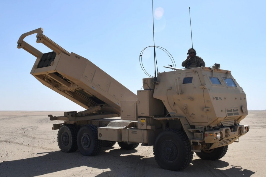 M142 Himars del 75 th Field Artillery Brigade en el ejercicio AMDEX 21 1 Firma Master Sgt Thomas Wheeler