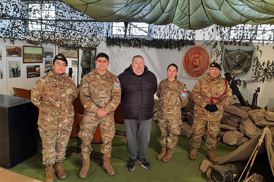 Efectivos del Eju00e9rcito de Chile en el Regimiento de Infanteru00eda Mecanizado 3 General Manuel Belgrano de Argentina Firma Estado Mayor Conjunto de Chile