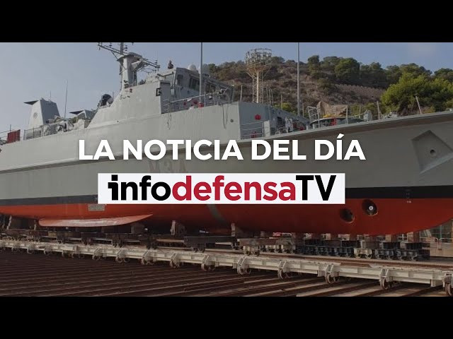 Navantia pone a flote en Cartagena el cazaminas Turia de la Armada tras cuatro años de reparaciones