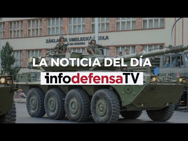 Vehículos Centauro y Vamtac españoles se preparan para el mayor desfile militar de Eslovaquia