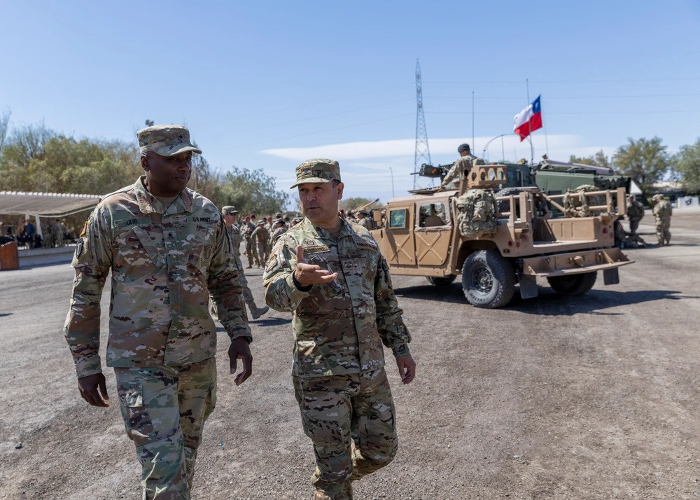 Inauguraciu00f3n del ejercicio Southern Fenix 2024 en el Campo Militar Pozo Almonte del Eju00e9rcito de Chile  Firma Sgt First Class Jonathan Pietrantoni US Army National Guard 006