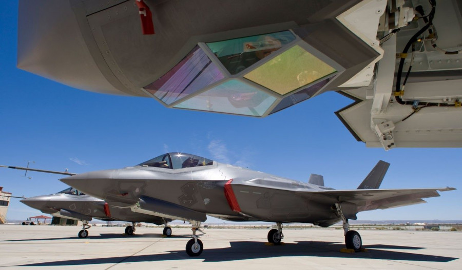 Aviones de combate F 35. Foto. Lockheed Martin