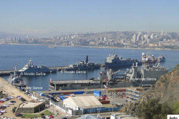 Arribo de buques del ejercicio Unitas 2024 al puerto de Valparaiso 004 FOTO NICOLAS GARCIA