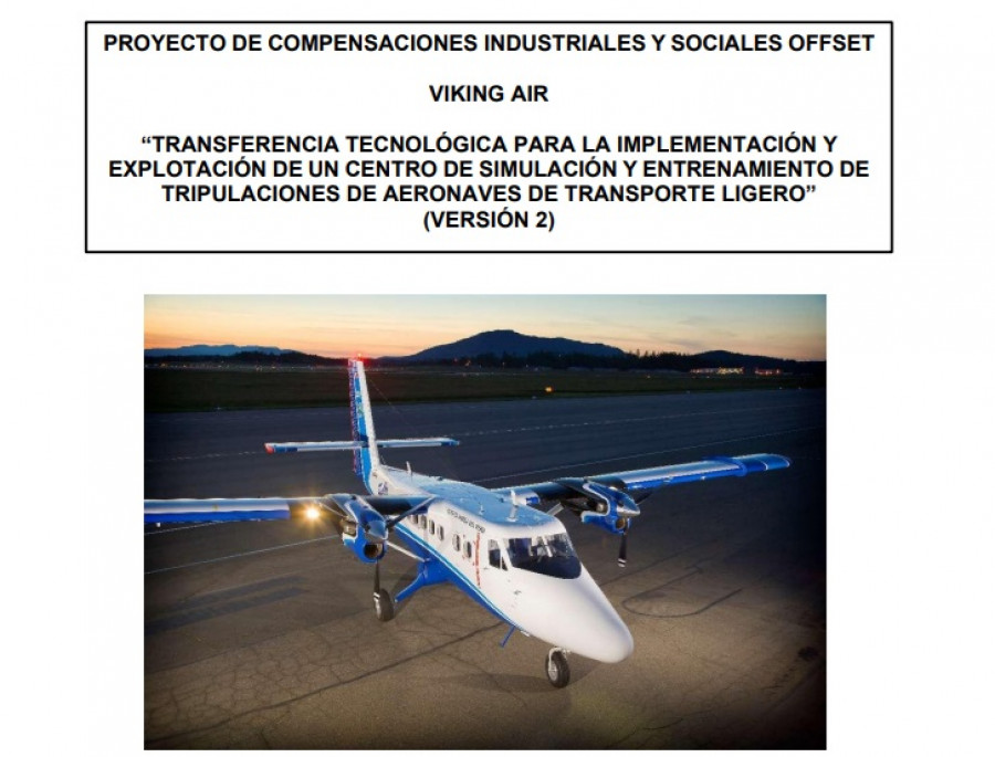 CentroSimulacionEntrenamiento DHC 6 400TwinOtter FAP OffsetVikingAir sep2024 MinDefPeru