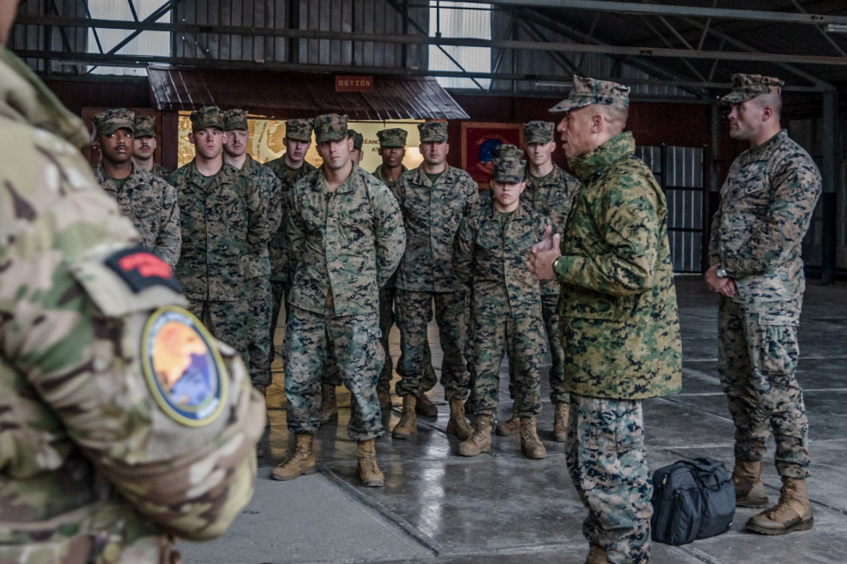 Entrenamiento de Infantería de Marina de Chile y USMC en Magallanes Firma Armada de Chile 008