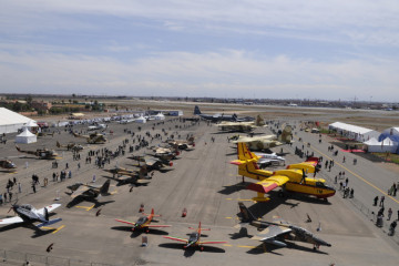 Exhibición aeroespacial y de defensa en Marruecos Marrakech Air Show. Foto. MAS