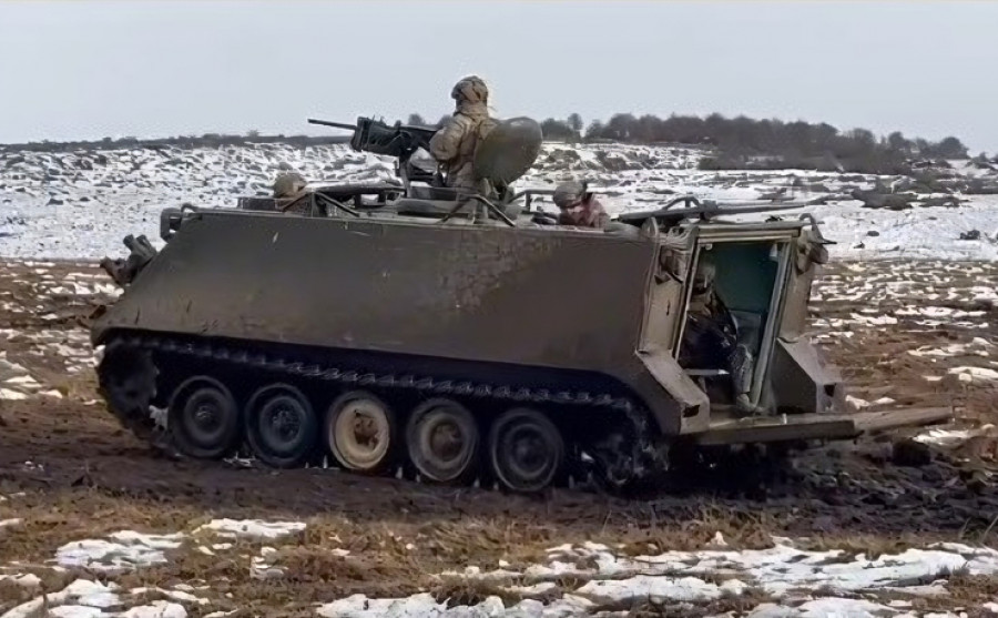 Unidad de aprendizaje de fusileros mecanizados con carro M113 en la V DIvisión de Ejército Firma Escuela de Infantería del Ejército de Chile