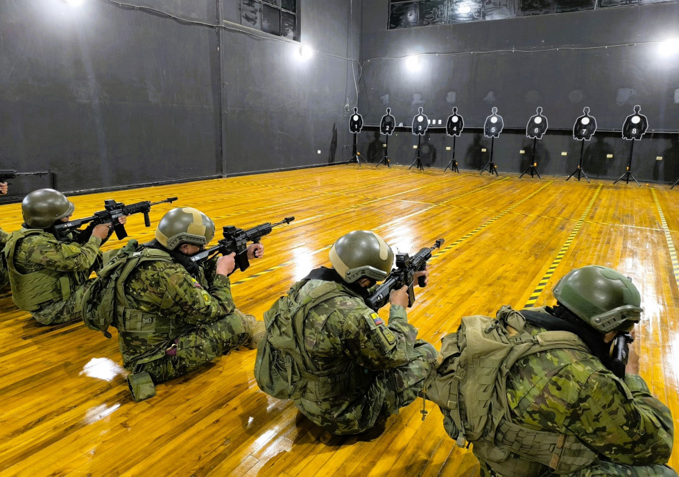 Entrenamiento Ecuador 2. Foto Ejercito Ecuatoriano