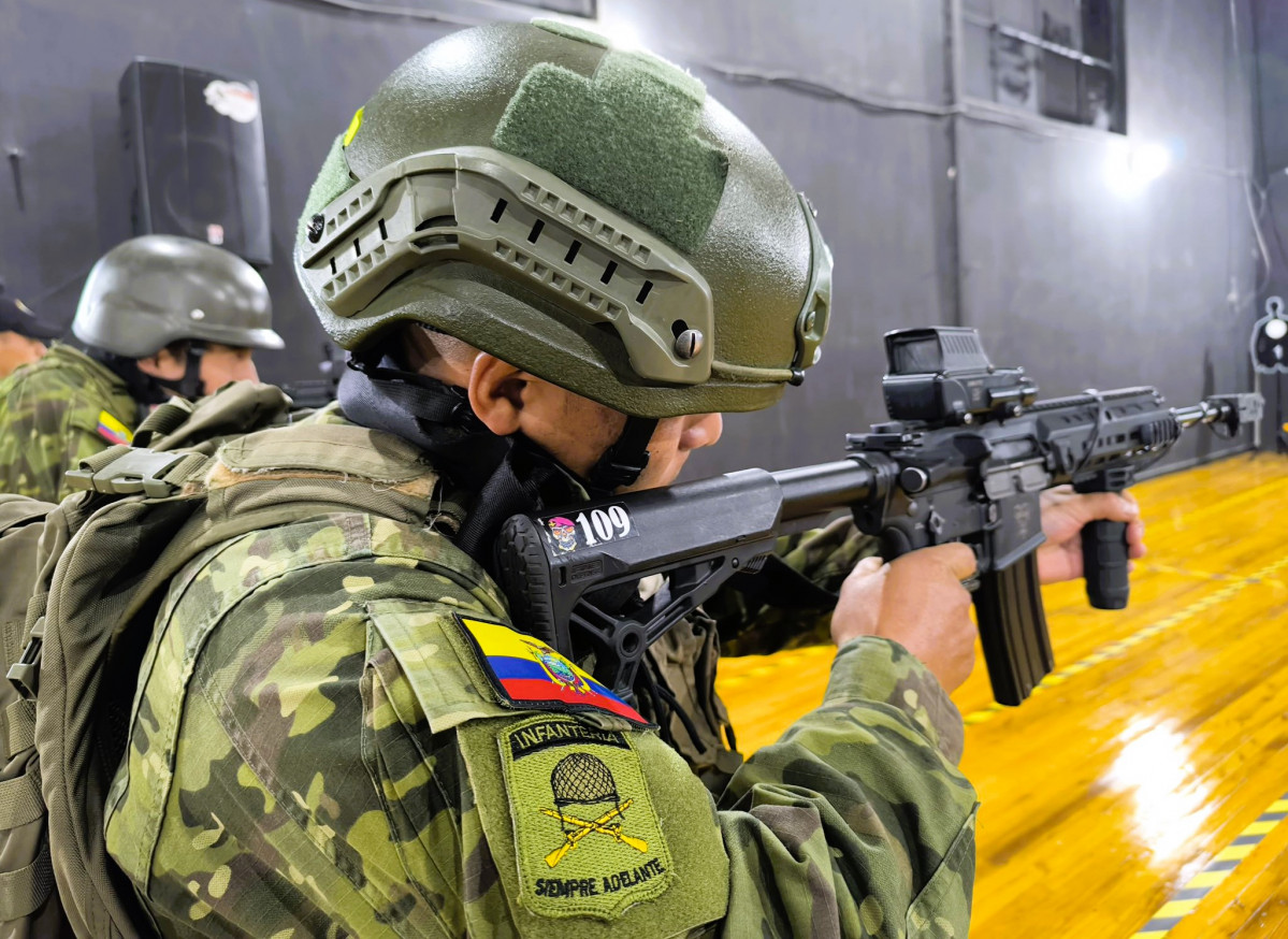 Entrenamiento Ecuador. Foto Ejercito Ecuatoriano