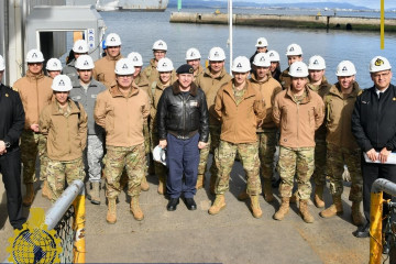 Alumnos del III Curso Regular de Ingeniería en Asmar Talcahuano Firma Academia Politécnica Militar del Ejército de Chile