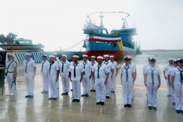 2024 09 28 Presidente AMLO Inauguracion y abanderamiento Sector Naval Boca de Chila Nayarit Foto 03