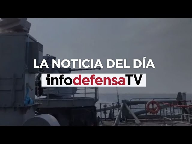 La Armada instala un sistema antidrón y una torre Sentinel en la fragata Santa María