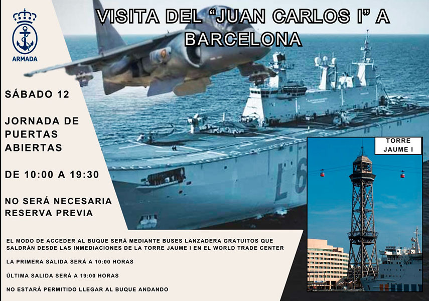 LHD Juan Carlos I en Barcelona