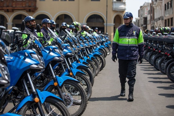 Motos Patrulla SerenazgosLima entrega212unidades 09oct2024 MuniLima