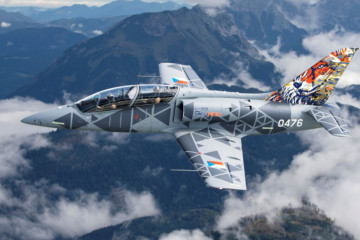 Avión entrenador L 39 Skyfox, de la checa Aero Vodochody. Foto. Aero Vodochody