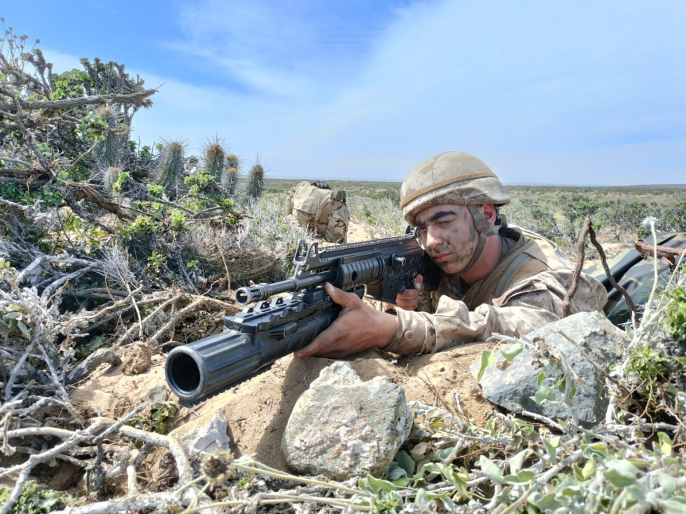 Compañía de Fusileros y la Compañía de Morteros del Batallón de Infantería del Regimiento N°21 Coquimbo en el Ejercicio Escudo 2024 002