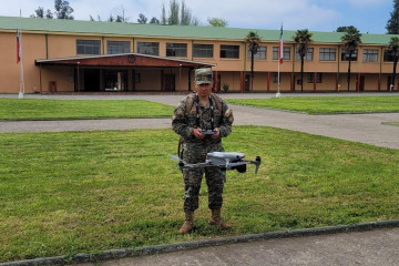 Curso de operador de drones en el Destacamento de Montaña N°17 Los Ángeles Firma Ejército de Chile