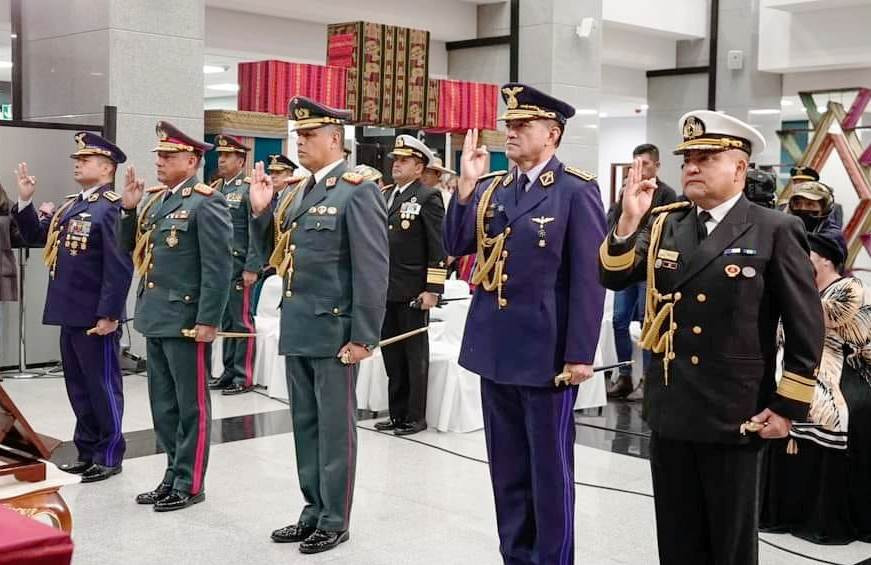 Bolivia FFAA Alto Mando MinDefensa