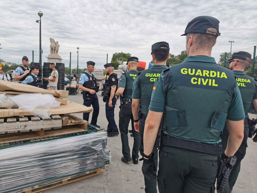 Guardia civil en los juegos olimpicos