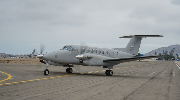 BeechcraftKingAir360 FAP 345 IncorporacionBaseAereaLasPalmas 29oct2024 FAP 700px