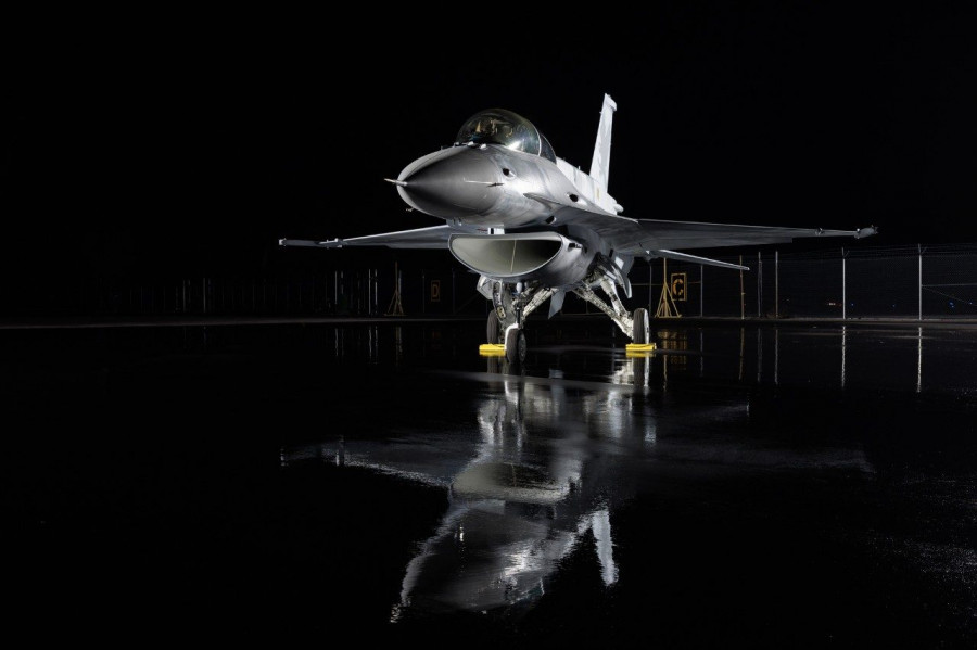 Avión de combate F 16. Foto.Lockheed Martin