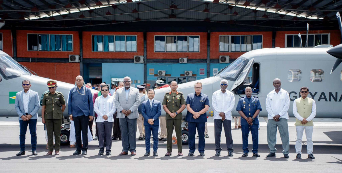 Guyana FzaDefensa HAL Dornier 228 201LW Office o t PrimeMinister