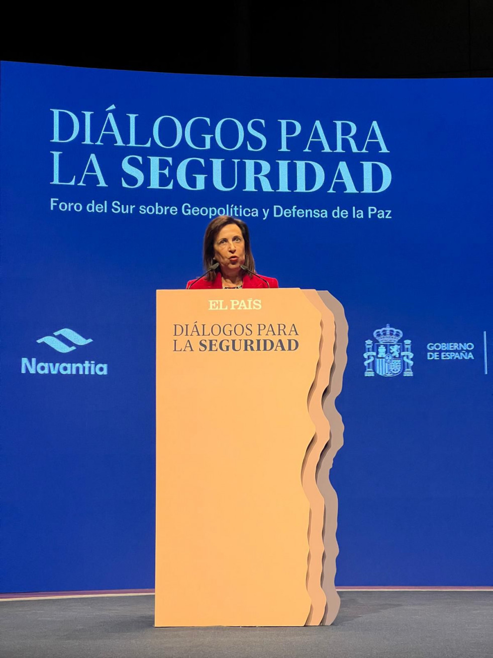 Margarita Robles comparece en la jornada de Diálogos para la seguridad