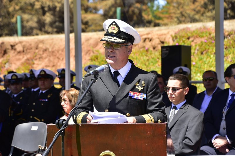 Contraalmirante IM Jorge Keitel Firma Armada de Chile